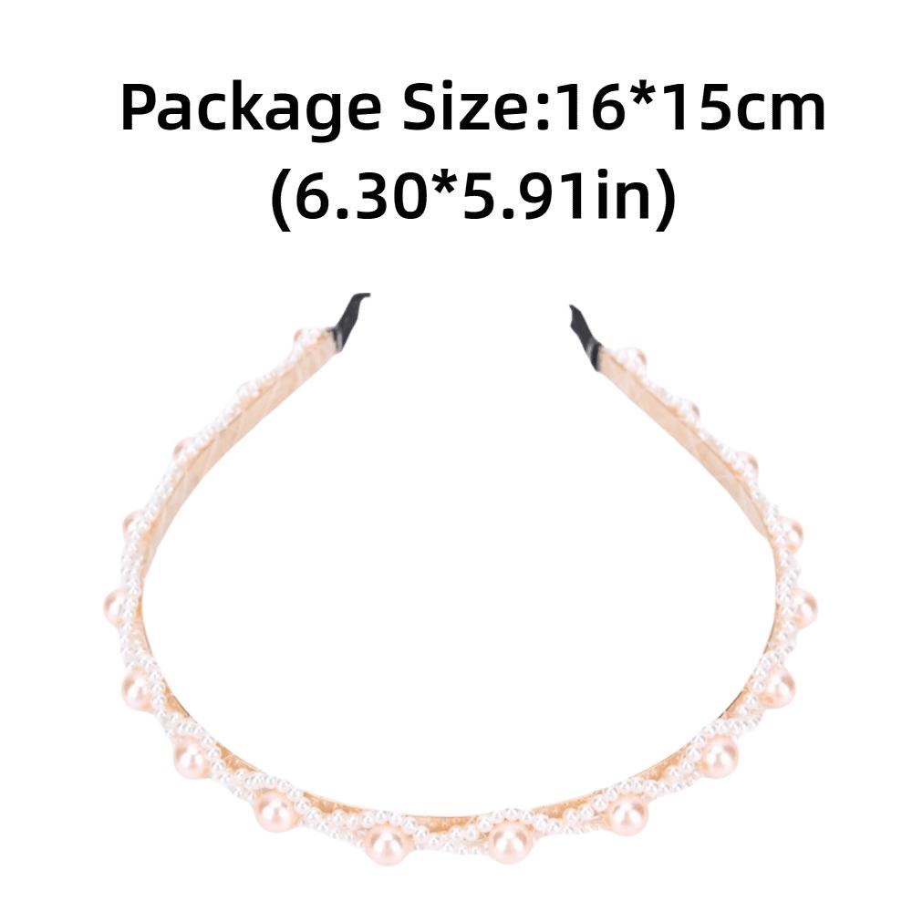 Fashionable Faux Pearl Headband Comfortable Wedding Headband Party Hairband For Women