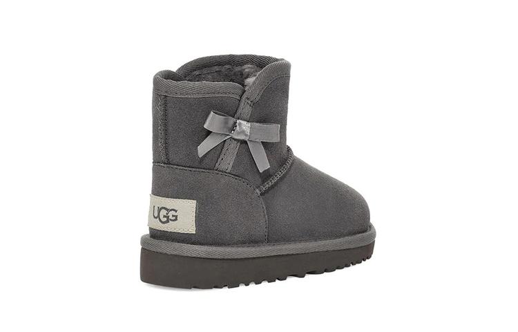 UGG Idris Comfortable, Fleece Lined Snow Boots Kids' Cotton Boots Children Aged 3 7 Years Old Charcoal Gray 1118888T-CHRC