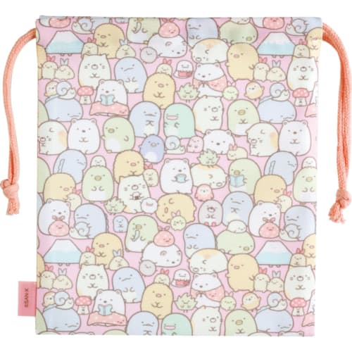 San-X Sumikkogurashi Drawstring Bag CA67602 Size: Approx. H210 x W180mm