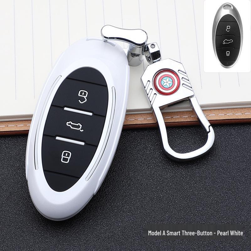 Bestune Marvel Car Key Cover: Stylish, Personalized Remote Case with Buckle Design