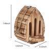 Casa y Comedero de Mariposas de Madera para Exteriores en Stock: Hábitat Colgante para Jardín