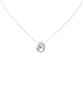 Alleun Silver 925 Asymmetrical Natural Pendant Chain Necklace