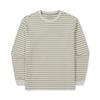 [Snowpeak] Stripe Long Sleeve T-shirt Olive (S25FMFTL12)