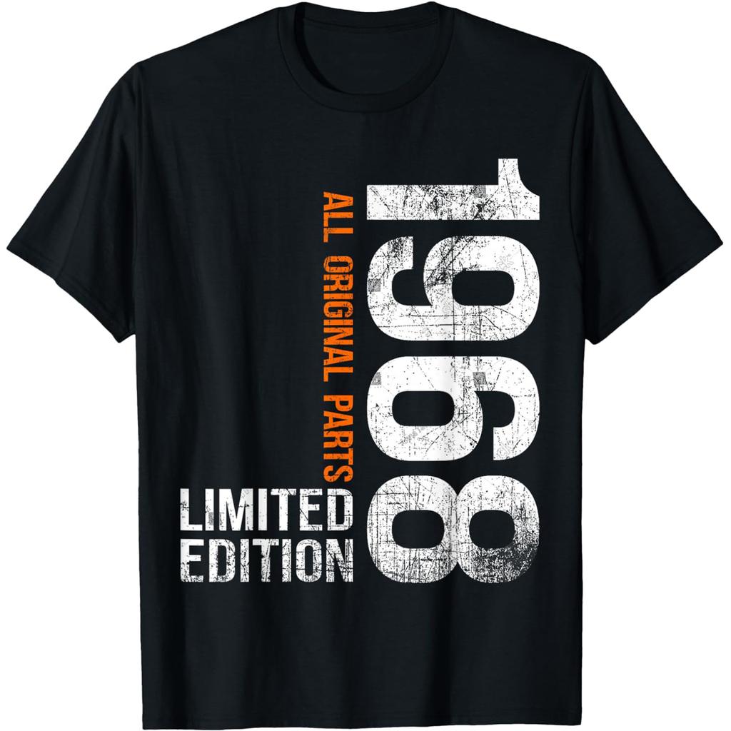 Vintage 1968 58th Birthday Gifts For Men Women 58 Year Old T Shirts Cotton Humor Tee Short Sleeve Unisex Loose Clothing