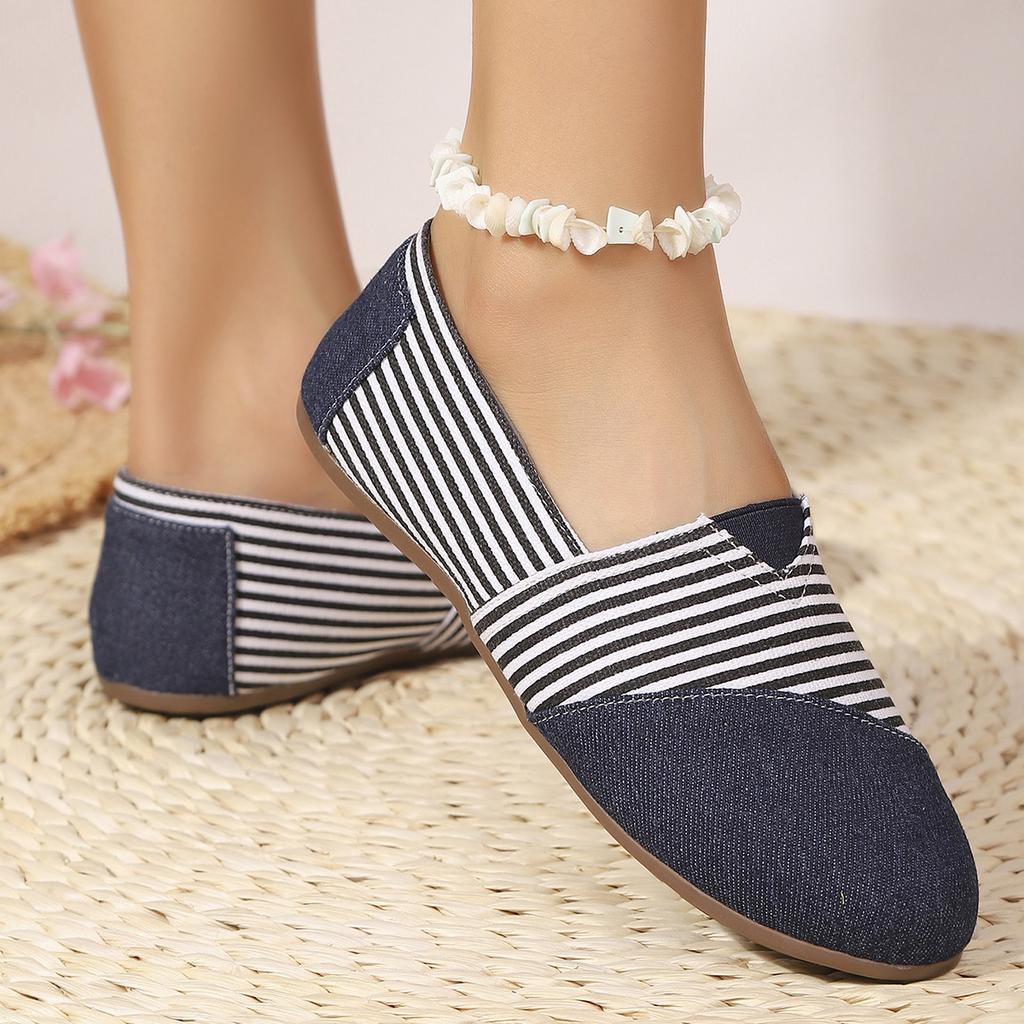 Women Flats Espadrilles Patchwork Slip Op Loafers 2025 New Lightweight Outdoor Shoes Women Comfort Summer Sneakers Women