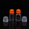 1Pcs Round Square Empty Plastic Sauce Squeeze Bottles Refillable Condiment Containers With Graduated For Salad Dressing BBQ Oils
