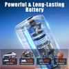 Portable Air Compressor 160 PSI, Cordless Tire Inflator with Gauge for Car, Motorcycle, Bicycle