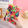 500pcs High Elastic Basic Hair Rope Set Candy Color Colorful Hair Tie Fashion Rubber Band  Ladies