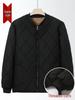 Men's Winter Cotton-Padded Jacket for Seniors - Fleece-Lined, Thickened, Warm, Ideal for Dad or Grandpa