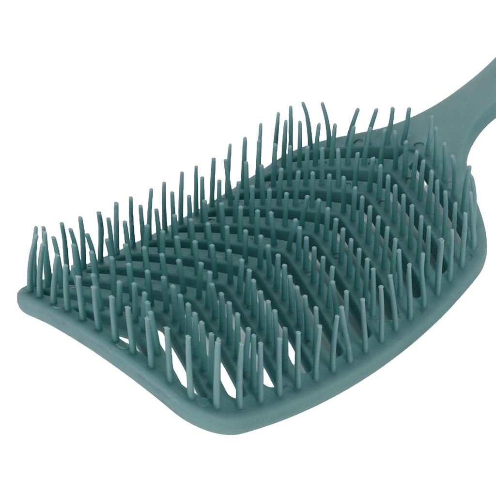 Hollow Hair Brush Detangling Wet Dry Use Fast Blow Drying Curved Hair Styling Comb for Women Men