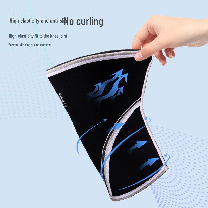 Hercules 7mm Neopren Knäskydd för Styrketräning, Tyngdlyftning och Knäböj - Unisex Stöd.
