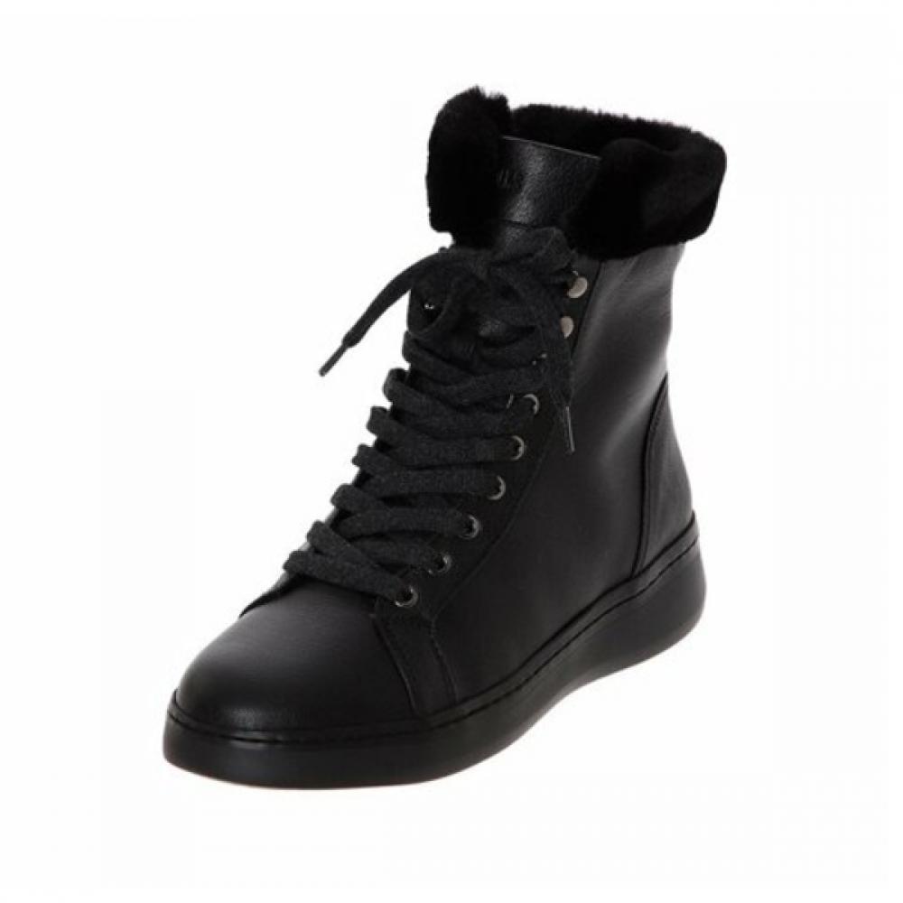 DakS Women S 5cm Winter High Top SneakerS Dlb312ga12  Black 250