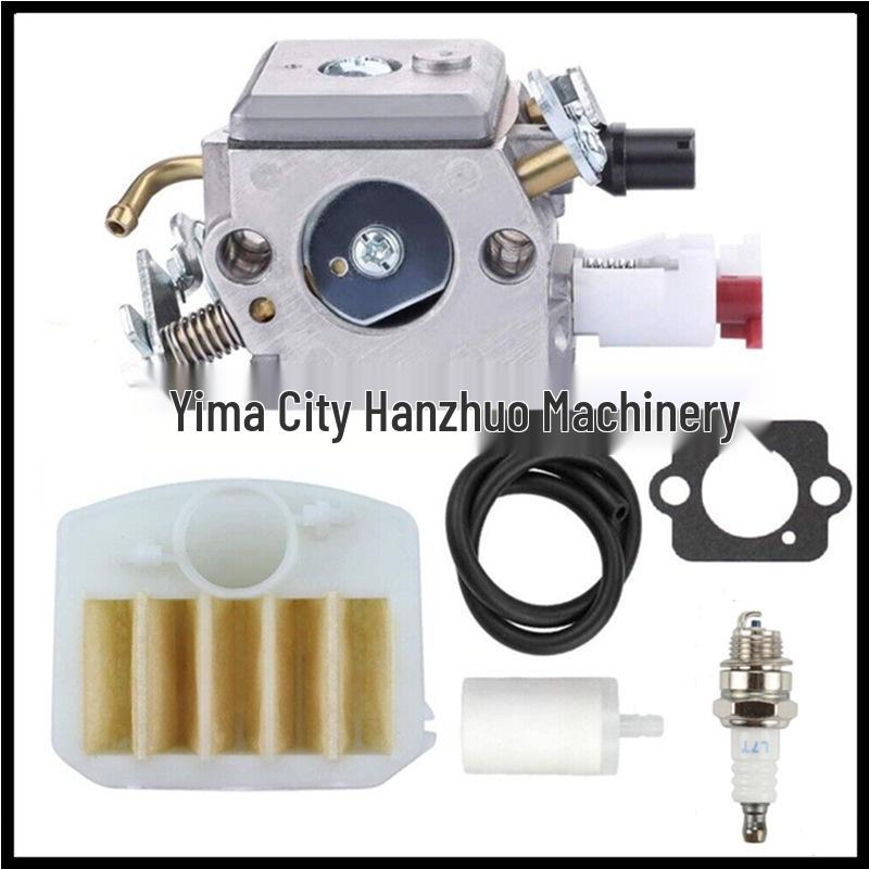 Carburetor, Fuel Line, Air & Oil Filter for HUS 340-353 Chainsaws HZ