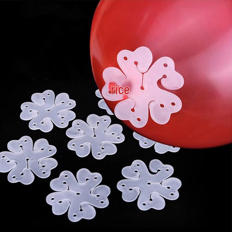 Aluminum Film Balloons: Wedding Party Decorations, Ribbon Balloon Chain, Streamers, Air Pump, Table Float Accessories
