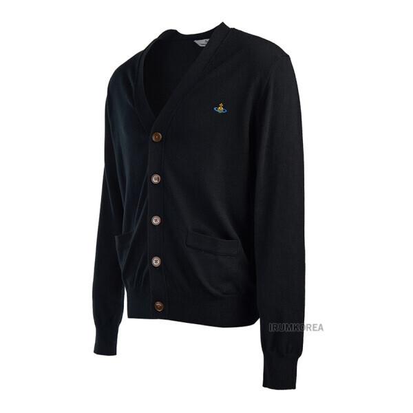 ViVienne WeStwood Men S Orb Logo V Neck Cardigan 2701000p Y0010 N401