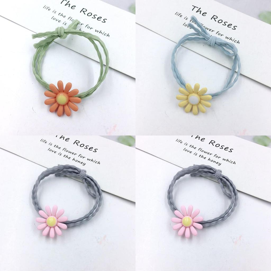 Beautiful Ins Women Daisy Hair Rope Headband With High-elastic Korean Rubber Band