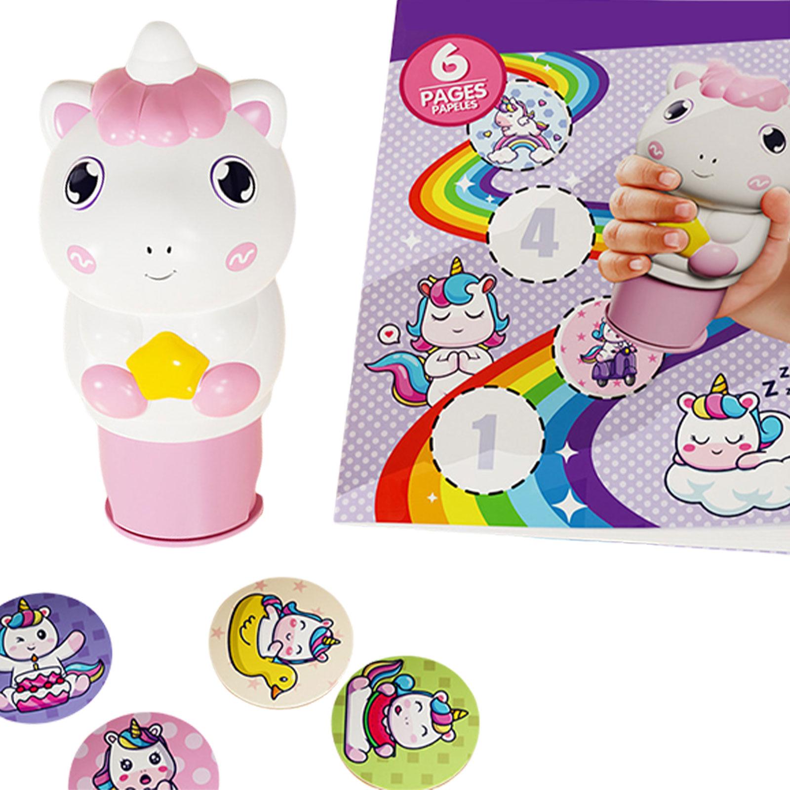 

Креативный набор наклеек-штампов для детей, развивающих координацию, забавная книга-штамповка, наборы для творчества, игрушка для ребенка H