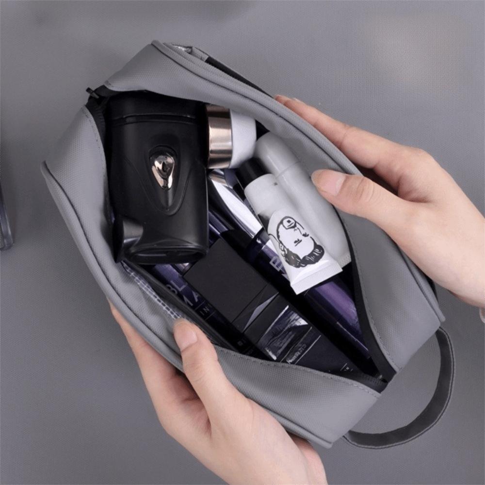 Handheld Men Cosmetic Bag Waterproof Makeup Bag Multifunctional Toiletry Bag  Skincare Storage Bag