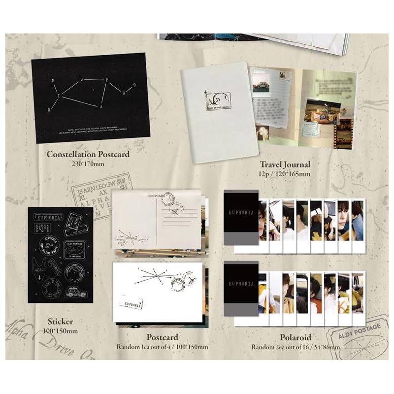 ALPHA DRIVE ONE - 1ST MINI ALBUM [EUPHORIA] Korean Edition (STAR ROAD Ver.)
