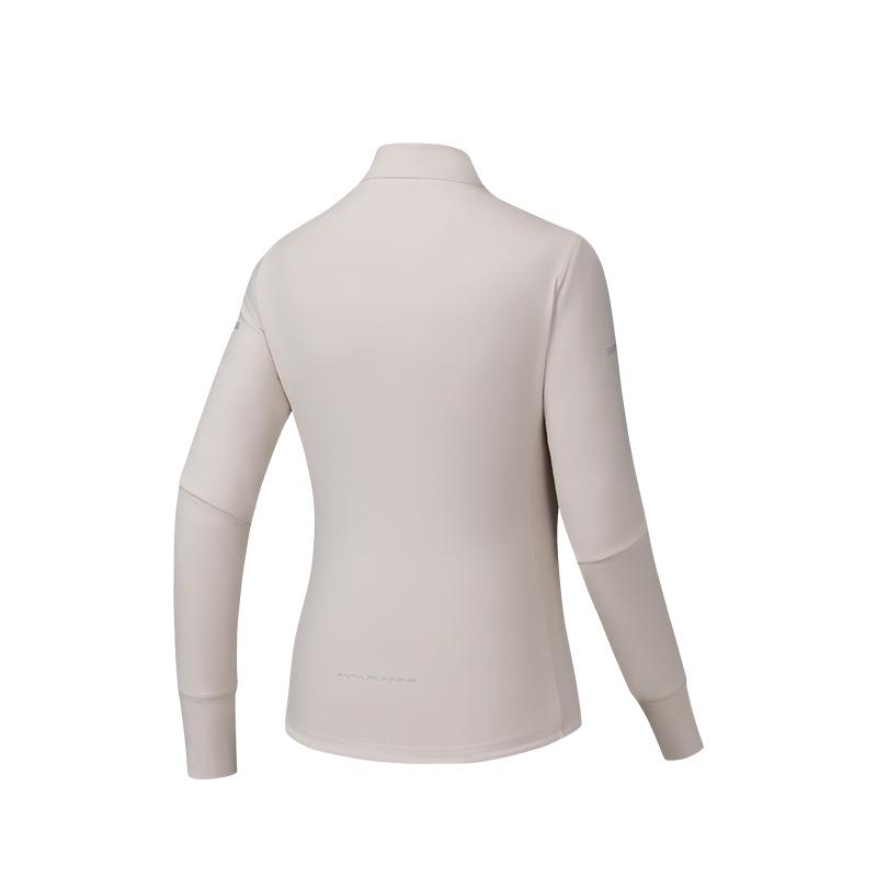 Anta Simple Casual Versatile Solid Color Stand Collar Slim Fit Warm Cotton Jacket Women outerwear 162545602-1