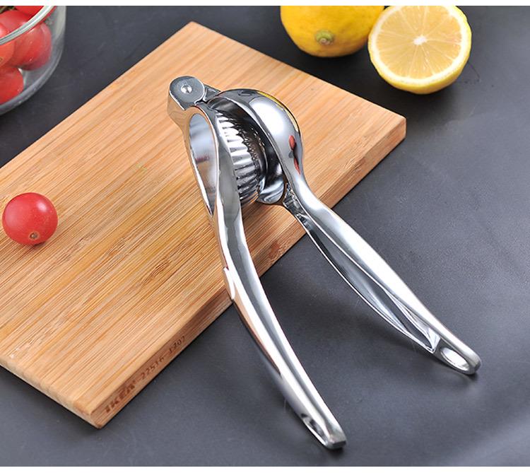 Lemon & Orange Metal Manual Juicer - Freshly Squeezed Fruit Press