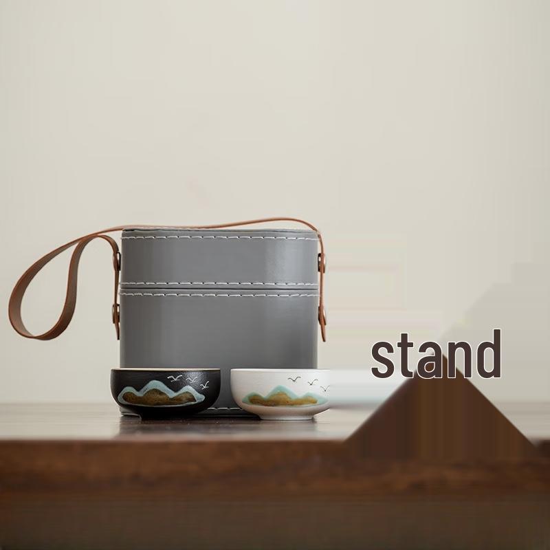 Chaxun Chinese Tea Set - Green Mountain & Flying Bird