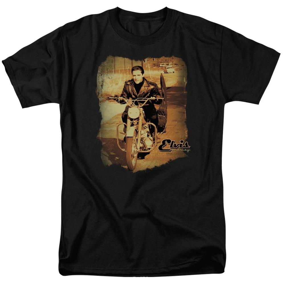 Elvis Presley - Hit The Road -  Unisex Short Sleeve Children s T-shirt - Black 120