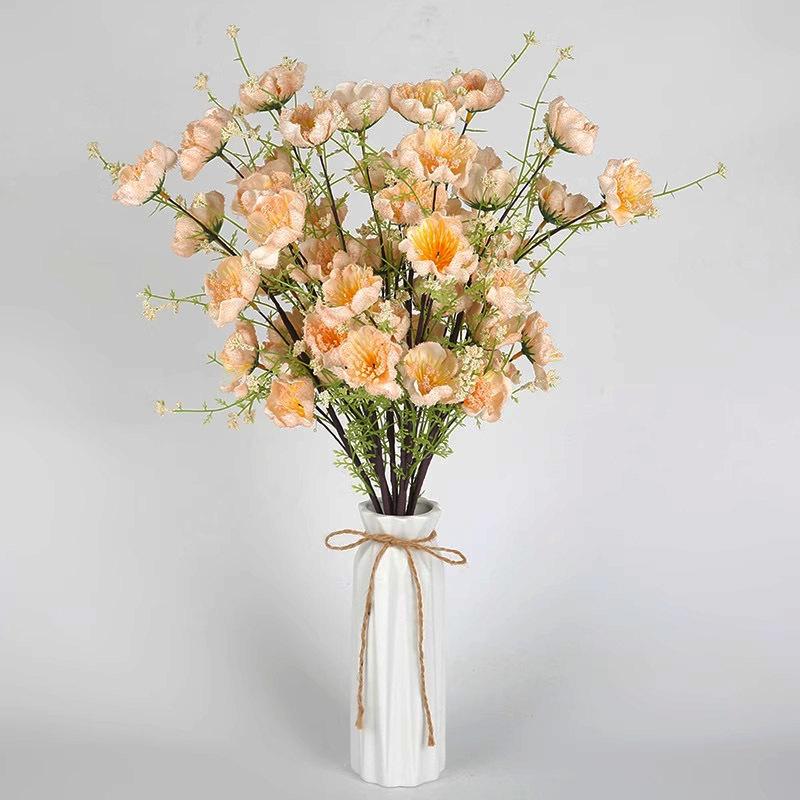 Artificial Flowers, Rhododendrons, Artificial Flowers, Table Bouquets, Home Decoration, Flower Arrangements and Ornaments, Artificial Silk Flowers