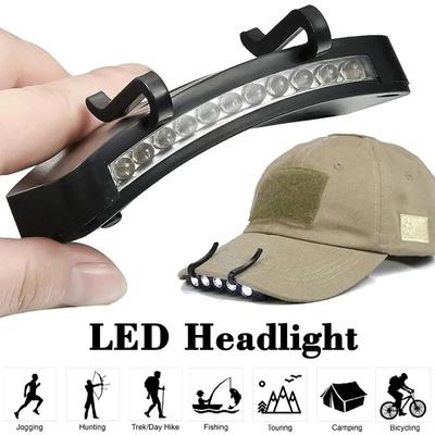 Outdoor LED Mützenclip-Licht Superhelle Stirnlampe Clip an Kappe Hut Taschenlampe für Angeln Camping Jagd