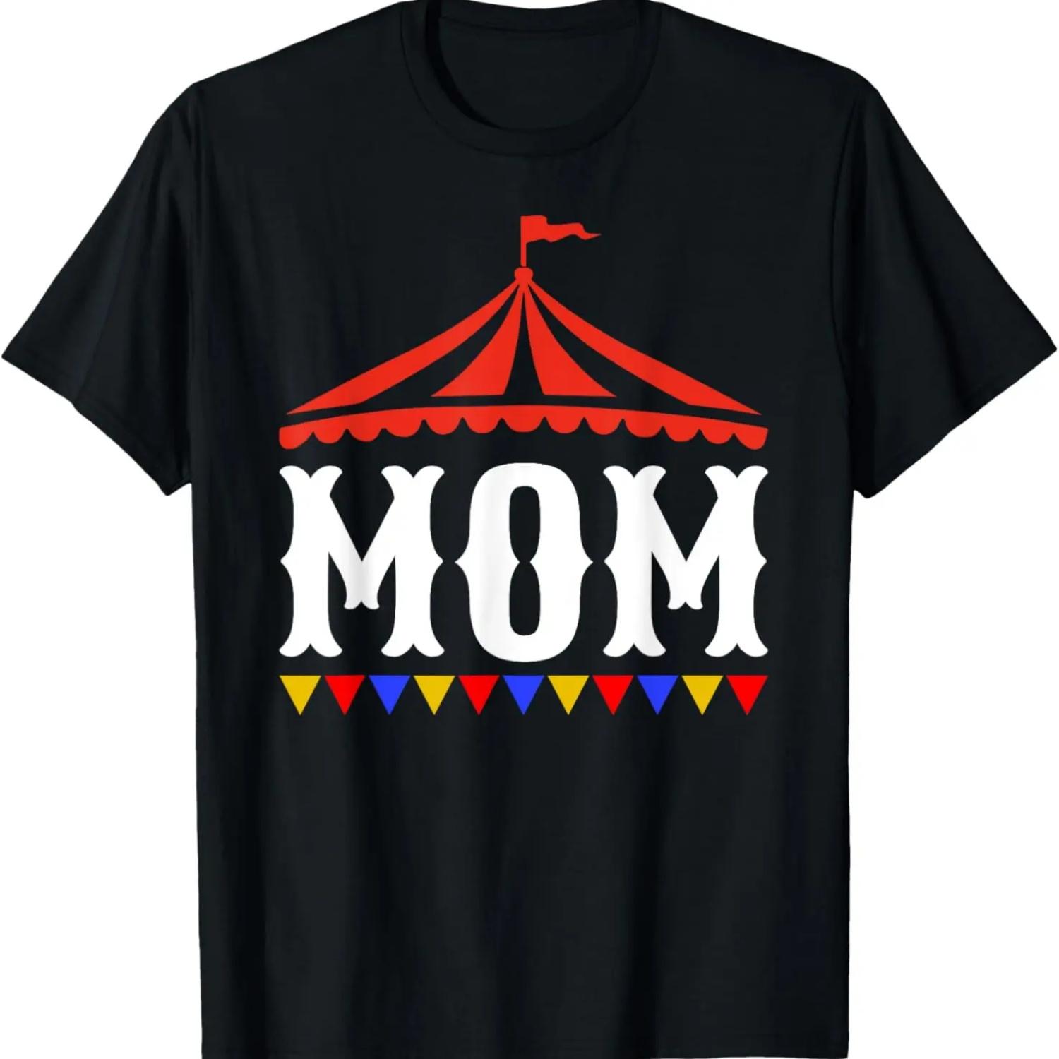 Circus Mom of The Birthday Boy & Girl Carnival Family Outfit T-Shirt S