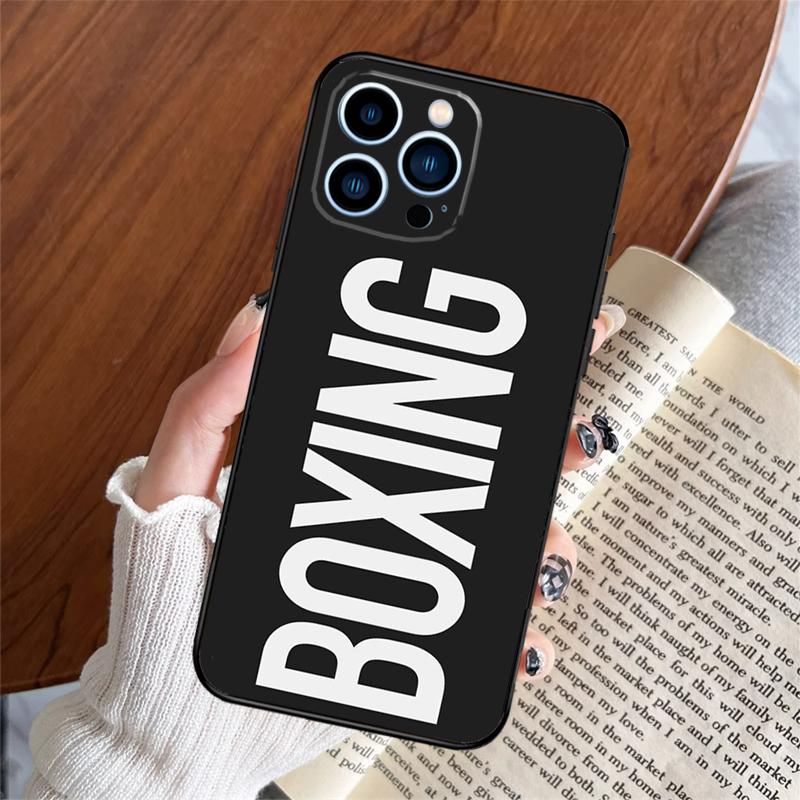 Boxing Art Phone Case For Apple iPhone 15 16 14 13 12 11 17 Pro Max Mini 17 Air 16e 16 Plus Back Cover