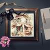 Retro Warm Color Junk Journal Background Paper - 10 Sheets