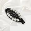 Women Hair Claw Clip Pearl Rhinestone Hair Clip For Girls Clincher Combs Barrettes Hairpin Fishtail Clip Hair Accessories