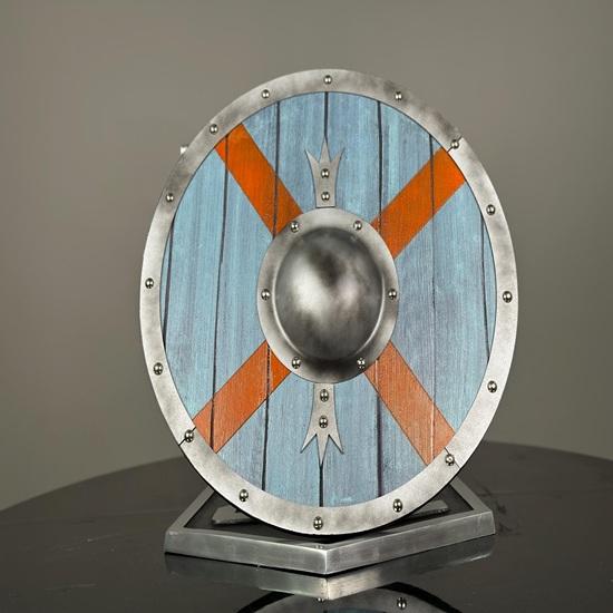 45.72 Cm Battleworn Viking Shield Wooden Viking Shield Authentic Cosplay Medieval Warrior Shield Gift