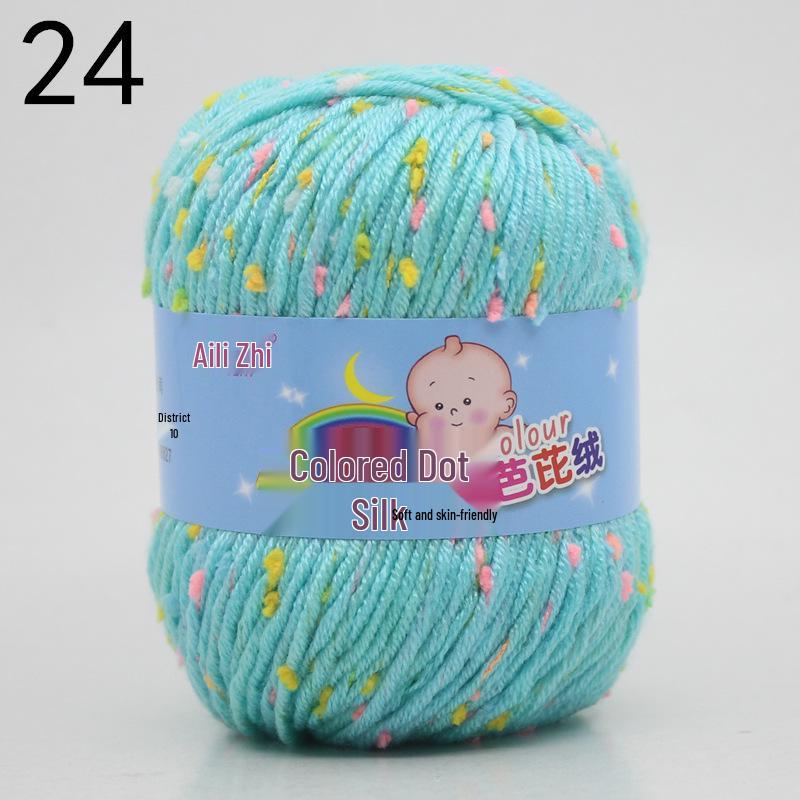 Velvet Milk Cotton Yarn Ball for Infant Sweaters & Crochet Shoes DIY Kit
