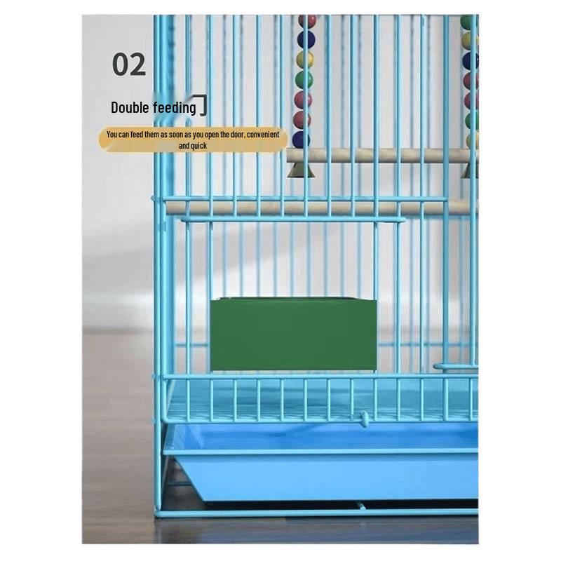 Multispecies Bird Cage: Suitable for Budgies, Cockatiels, Lovebirds, Mynas, and Pigeons - Breeding and Housing Solution.