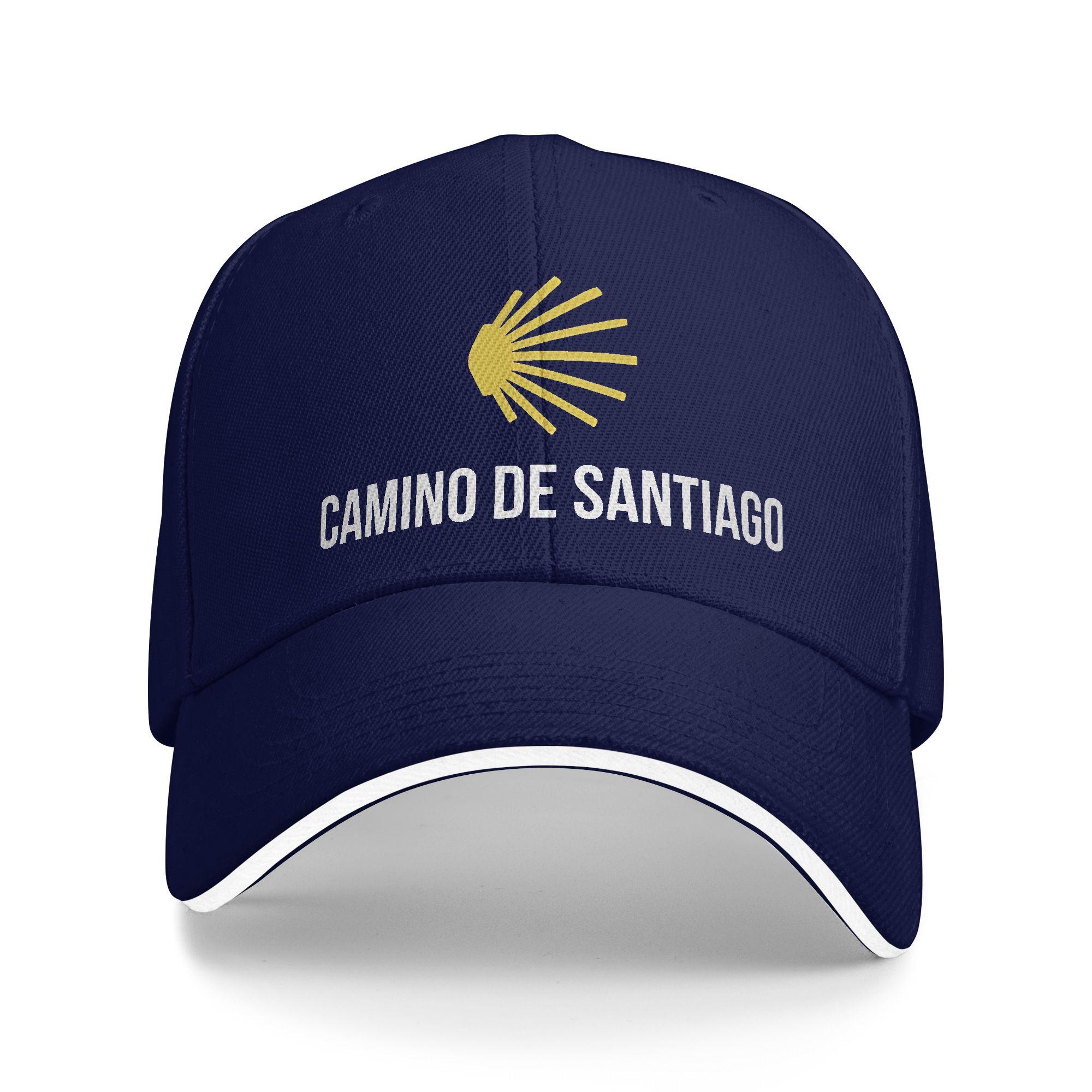 

Camino de Santiago Baseball Cap Hiking Fishing Sun Trucker Hat Unisex Adult y2k Cute Print Baseball Caps One Size