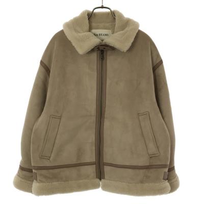 Ray Beams Bomber Jacket Beige Women Used