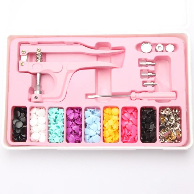 Kit de scule pentru nasturi cu capse: Set Bază Rivet & Perforator pentru Butoni Snap 633/655/831/201