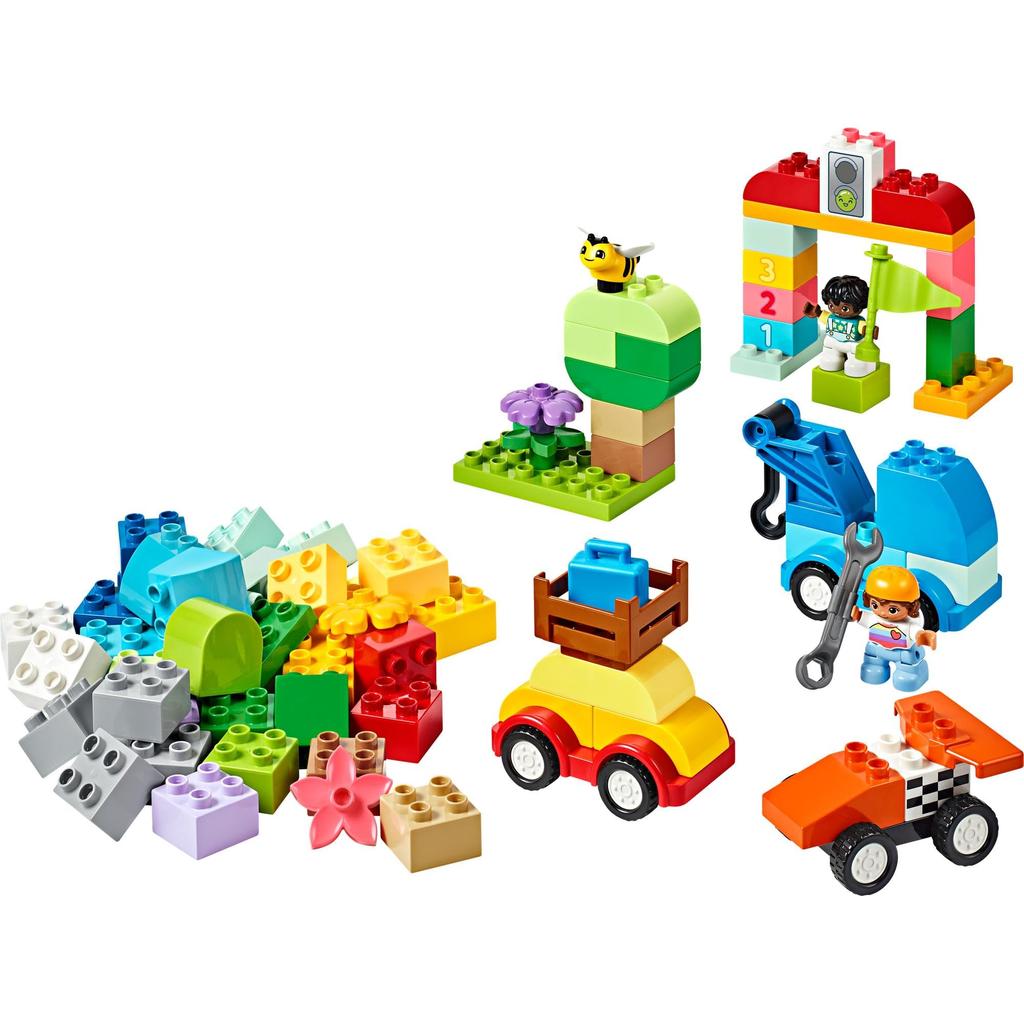LEGO Duplo Duplo Container Deluxe og Leketøy Gave Bursdagskloss Pedagogisk Jul Gutter Jenter Barn 1 og et halvt år 2 år 3