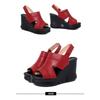 Women's Peep Toe Platform Sandals