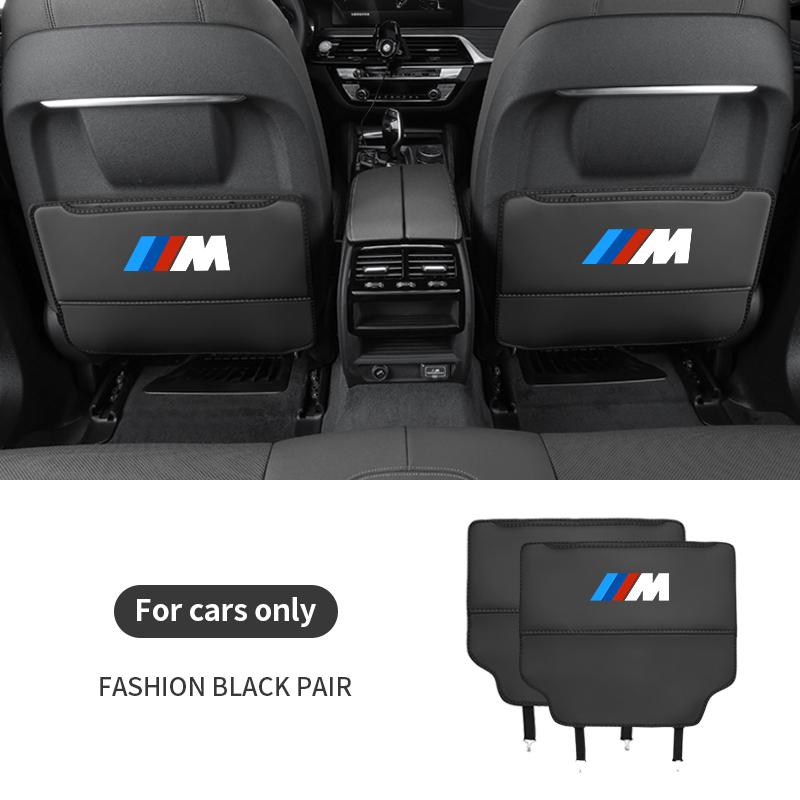 Car Seat Back Protection Anti-Kick Pad Rear Seat Organizer Storage Bag For BMW M3 M4 X1 X3 X5 JK40 X7 E39 E46 E60 E90 F10 F20 F30 F15