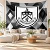 Burnley Football Wall Tapestry, Soft Fabric Wall Hanging, Decorative Backdrop For Bedroom Home Wall Art