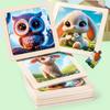3d Dinosaur Wooden Puzzle Toys Children Educational Developmental Benefits Gift