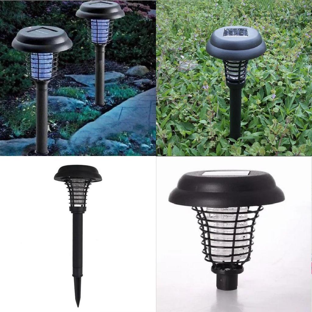 Solar Mosquito Killer Lantern Garden Outdoor Ip55 Waterproof Led Insect Trap For Yard And Patio