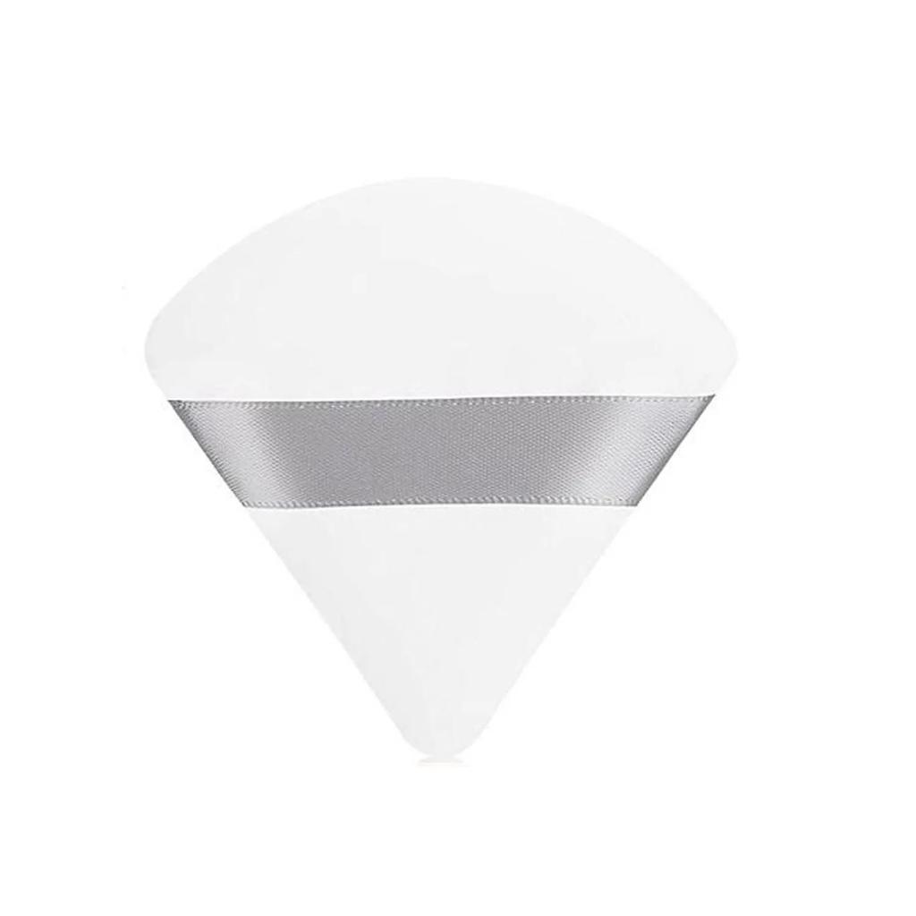 1PC New Soft Cotton Triangle Powder Puff Washable Velvet Sponge Face Powder Puff Face Cosmetics Puff Makeup Accessories