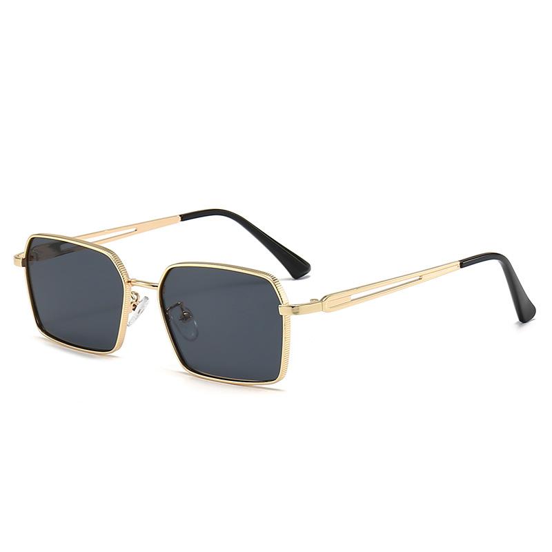 Retro Square Sunglasses for Men Women Vintage Small Frame UV400 Sun Glasses Fashion Metal Driving Eyewear Outdoor Shades
