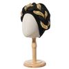 Bonnet for Women Turban Twist Simple Ethnic Headscarf European American Versatile Thick Braids Milk Silk Cross-Wrapped Headgear
