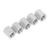 20 Pcs Hex Coupling Nut M8x1.25 12 L14mm Threaded Rod Connector 304 Stainless Steel Rod Coupling Nuts