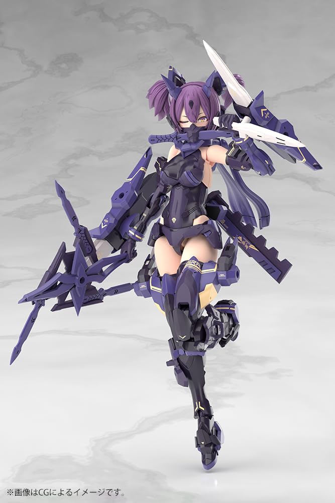 Kotobukiya Megami Device Asura Ninja Suzu Kagei Full Package, Approximately 140mm Tall, 1/1 Scale Plastic Model Kit